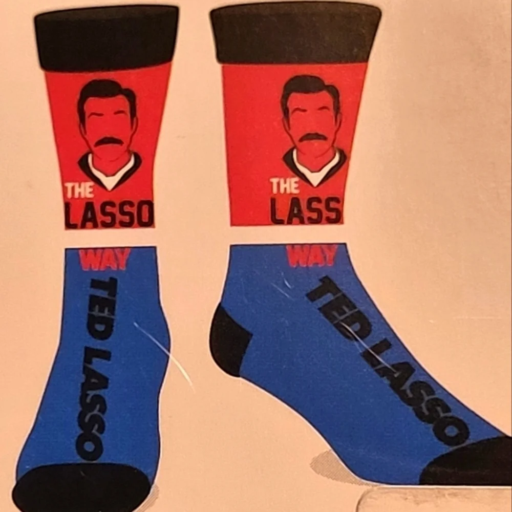 Ted Lasso Men's Casual Crew Socks, 6-Pack